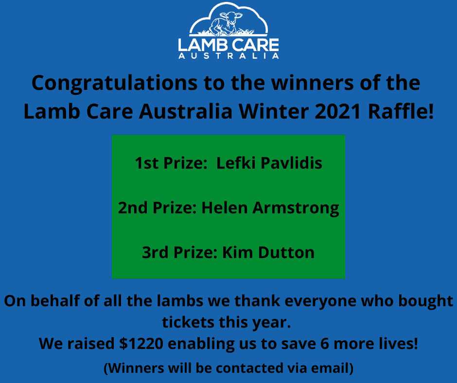 News and updates about our event Winter 2021 Raffle Winners